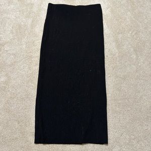 H&M Black Stretch Pencil Skirt Like New